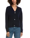 Incashmere Box Wool & Cashmere-blend Cardigan In Blue