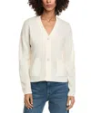 Incashmere Cashmere Box Cardigan In White