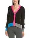 Incashmere Cashmere Cardigan In Black