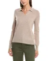 Incashmere Cashmere Polo Sweater In Brown