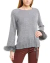 Incashmere Cashmere Pullover In Gray
