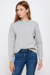 Incashmere Cashmere Pullover With Tipping In Multi