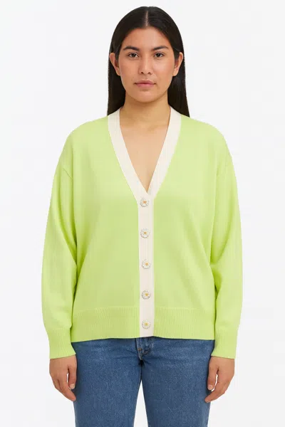 Incashmere Cashmere V-neck Cardigan In Purple