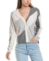 Incashmere Colorblock Cashmere Cardigan