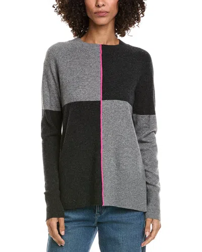 INCASHMERE INCASHMERE COLORBLOCKED WOOL & CASHMERE-BLEND SWEATER