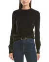 Incashmere Crewneck Cashmere Sweater In Black