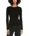 Incashmere Crewneck Cashmere Sweater In Black
