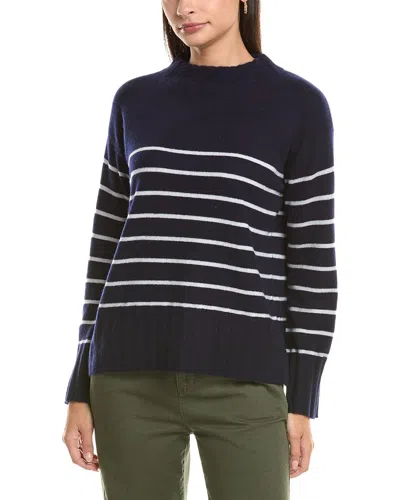 Incashmere Crewneck Cashmere Sweater In Blue