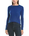 Incashmere Crewneck Cashmere Sweater In Blue
