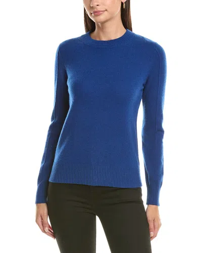 Incashmere Crewneck Cashmere Sweater In Blue