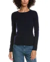Incashmere Crewneck Cashmere Sweater In Blue