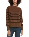 Incashmere Crewneck Cashmere Sweater In Brown