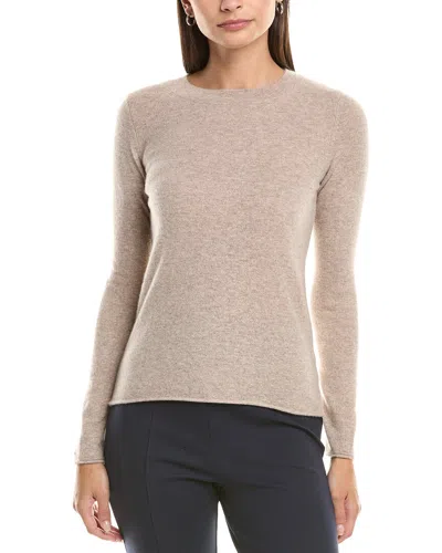 Incashmere Crewneck Cashmere Sweater In Neutral