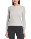 Incashmere Crewneck Cashmere Sweater In Gray