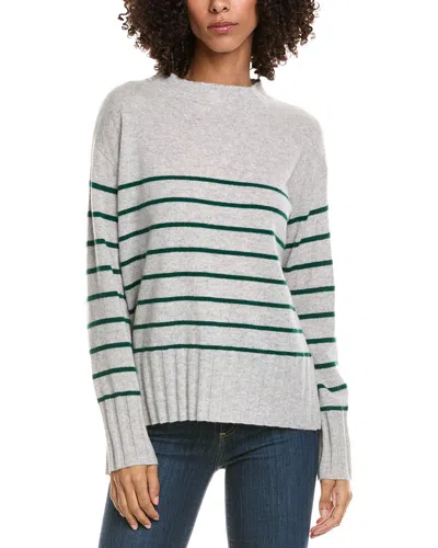 Incashmere Crewneck Cashmere Sweater In Gray
