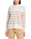 Incashmere Crewneck Cashmere Sweater In White
