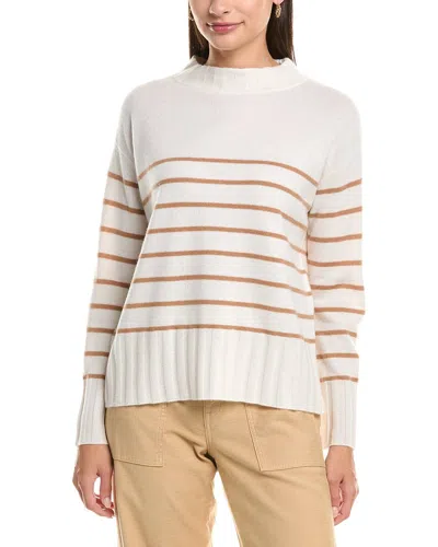 Incashmere Crewneck Cashmere Sweater In White
