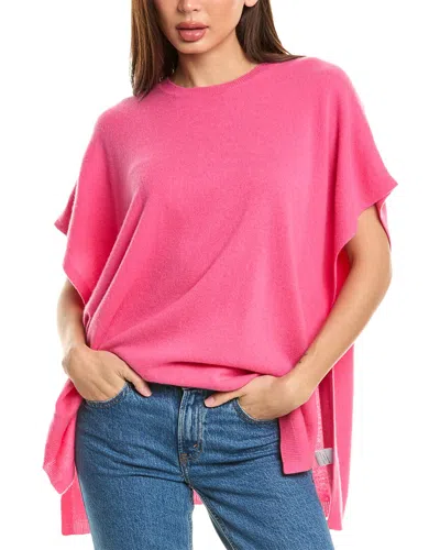 Incashmere Crewneck Cashmere Vest In Pink