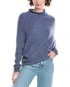 Incashmere Dolman Wool & Cashmere-blend Sweater In Blue