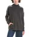 Incashmere In2 By  Colorblock Funnel Neck Cashmere-blend Sweater In Brown