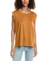 Incashmere In2 By  Flutter Linen T-shirt In Brown
