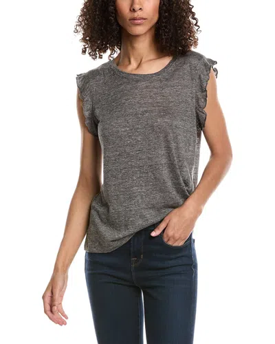 Incashmere In2 By  Flutter Linen T-shirt In Gray