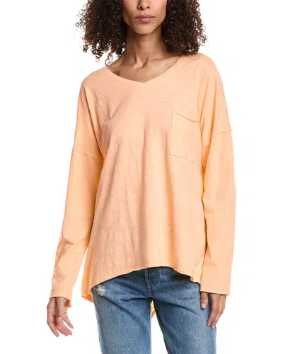 Incashmere In2 By  Pocket T-shirt In Orange