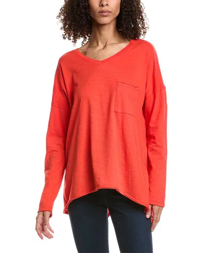 Incashmere In2 By  Pocket T-shirt In Orange