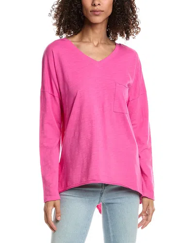 Incashmere In2 By  Pocket T-shirt In Pink