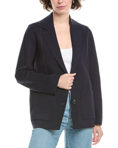 Incashmere In2 By  Seamed Cashmere-blend Blazer In Blue