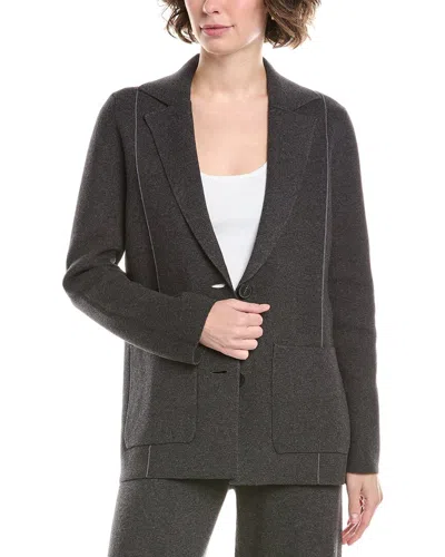 INCASHMERE IN2 BY INCASHMERE SEAMED CASHMERE-BLEND BLAZER