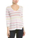 Incashmere Linen Pullover In White