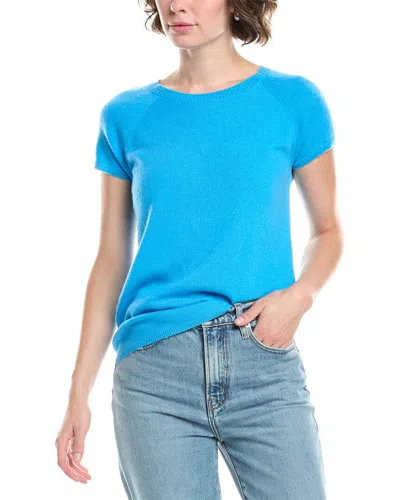 Incashmere Luxury Cashmere T-shirt In Blue