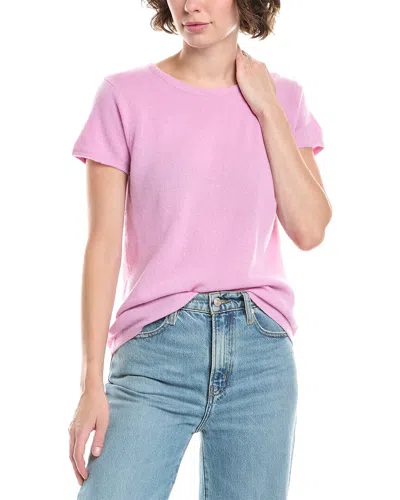 Incashmere Luxury Cashmere T-shirt In Pink