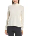 Incashmere Mock Neck Cashmere Sweater In Neutral