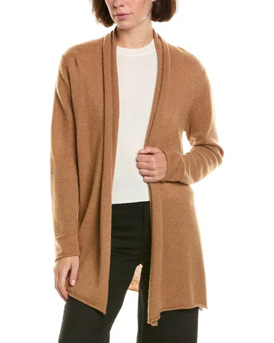 Incashmere Open Front 100% Cashmere Cardigan In Brown