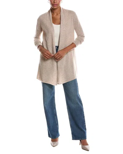 Incashmere Open Front Cashmere Cardigan In Grey