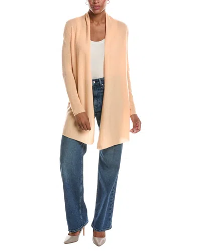 Incashmere Open Front Cashmere Cardigan In Pink