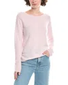 Incashmere Pearl Stud & Rhinestone Wool & Cashmere-blend Sweater In Pink