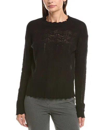 INCASHMERE INCASHMERE POINTELLE CASHMERE SWEATER