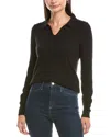 Incashmere Polo Cashmere Sweater In Black
