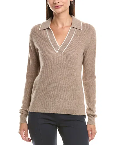 INCASHMERE INCASHMERE POLO CASHMERE SWEATER