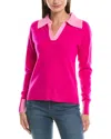 Incashmere Polo Cashmere Sweater In Pink
