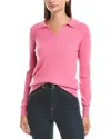 Incashmere Polo Cashmere Sweater In Pink