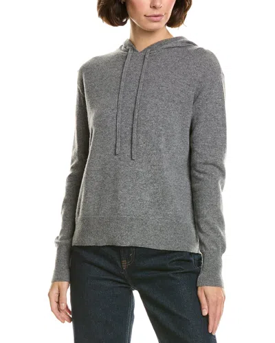 Incashmere Regular Tension 100% Cashmere Hoodie In Gray