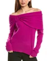 Incashmere Ring Turtleneck Cashmere Sweater In Purple