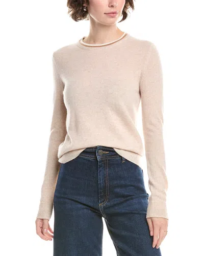 Incashmere Ringer Cashmere Sweater In Pink