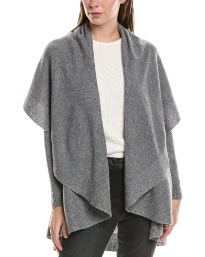 Incashmere Shawl Cashmere Cardigan In Gray