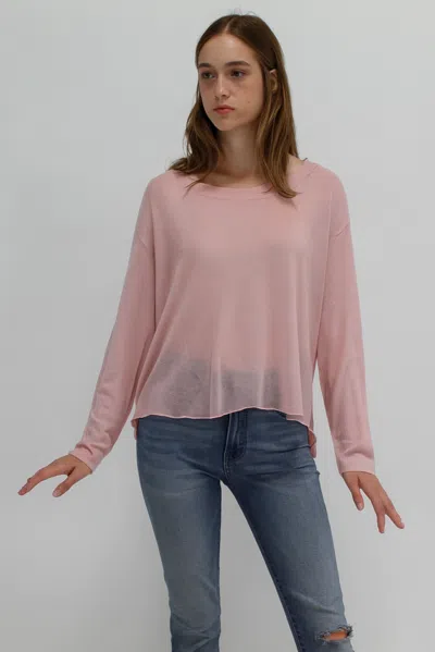 Incashmere Silk/cashmere Blend Drop Needle Stitch Pullover Top In Gold