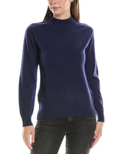 Incashmere Splice Cashmere Sweater In Blue